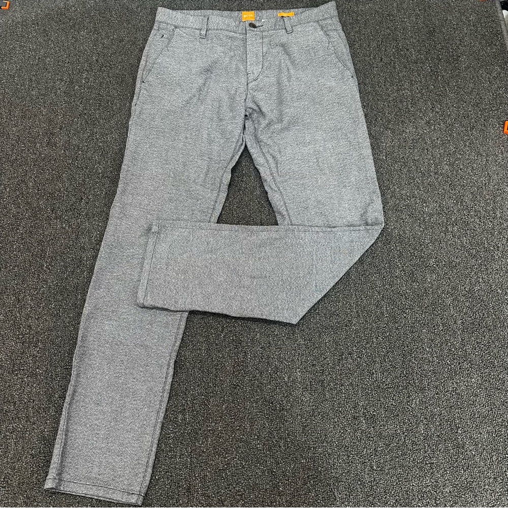 Hugo Boss Orange Trousers Slim Fit Mens W32 L32 Grey